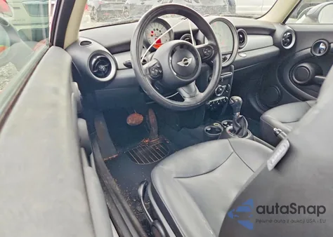 2012 Mini Cooper z USA, uszkodzony, nr VIN WMWSU3C52CT260874